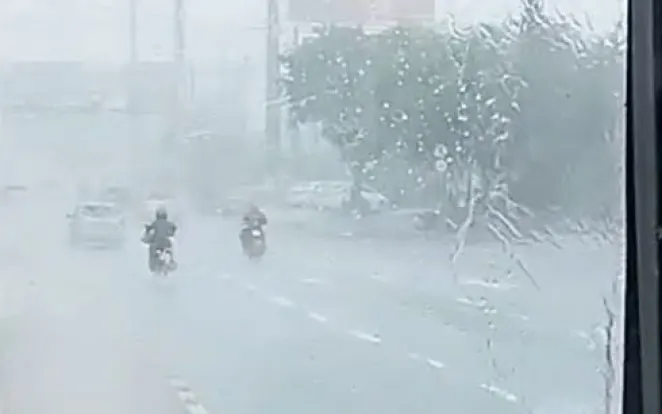 Defesa Civil emite alerta e Grande Belém volta a registrar chuva forte