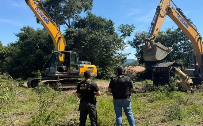 Homens são presos extraindo ouro em garimpo ilegal na região da Terra Indígena Sararé em MT