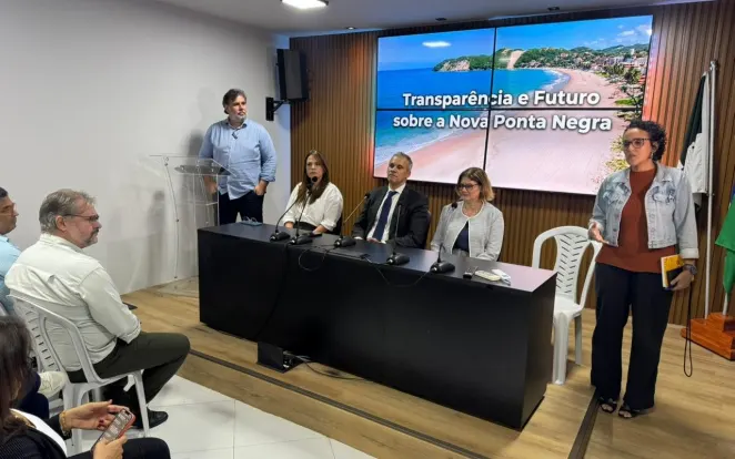 Prefeitura de Natal anuncia nova obra no sistema de drenagem da praia de Ponta Negra