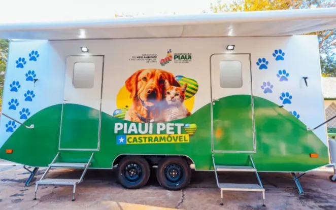 Castramóvel oferece castração gratuita para cães e gatos até sexta (29) na Zona Sul de Teresina