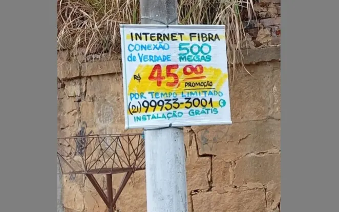 Golpe usa falsa promoção de internet para coletar CPF e biometria facial de moradores em Nova Friburgo