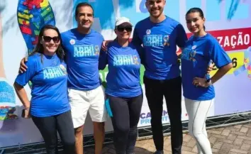 Prefeito Kauan Berto realiza Caminhada Abril Azul e reforça inclusão em Cajamar