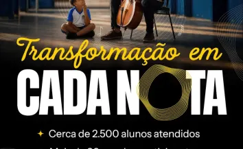 Música transforma o ambiente escolar e aproxima estudantes da cultura em Caieiras