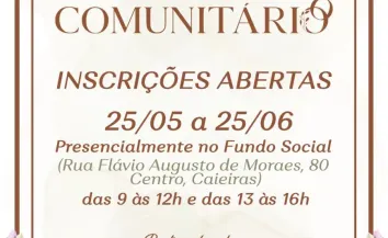 Inscrições abertas para o Casamento Comunitário 2026 em Caieiras
